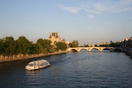 Vistas de paris desde puente