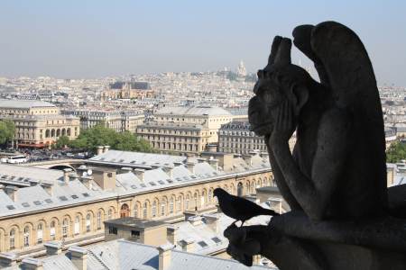 Vistas desde Notre dame del Sagrado corazon y montmartre 