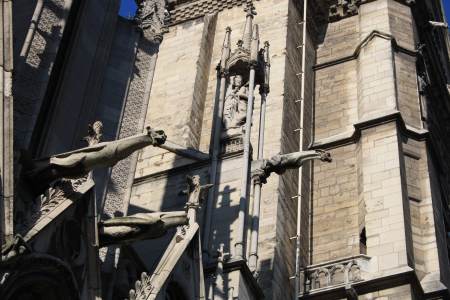 Gargolas y vistas de notre dame de paris