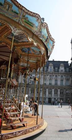 tiovivo en Marais en París 