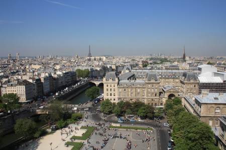 Barrio Ilê-de-la-Cité desde notre dame